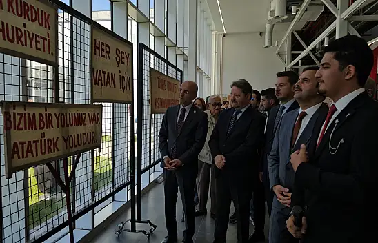 Kayseri'de 91 yıllık tarihe yolculuk! Üniversite öğrencisinden dikkat çeken sergi
