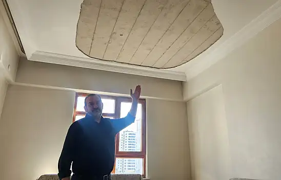 Kayseri'de akılalmaz olay! Tavan çöktü, 75 yaşındaki kadın bir gözünü kaybetti