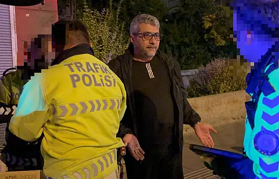 Kayseri'de alkol içip trafiğe çıkan şoför, polisi suçladı!