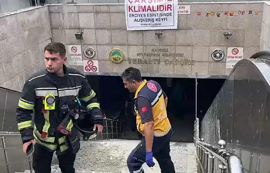 Kayseri'de beton harcı vatandaşların üzerine döküldü: İşte sıcak görüntüler!