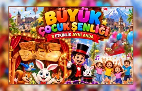 Kayseri'de çocuklar bu şenlikte buluşacak! Etkinlik takvimi belli oldu