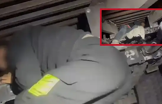 Kayseri'de durdurulan araçta gizli bölmede 2 düzensiz göçmen yakalandı