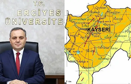 Kayseri'de en tehlikeli fayı açıkladı!