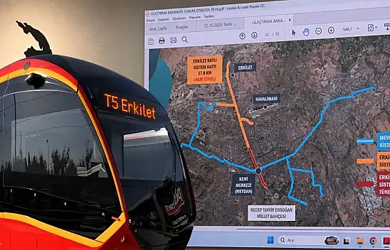 Kayseri'de Erkilet'ten Millet Bahçesi'ne gidecek tramvay hattı yer altından mı geçecek?