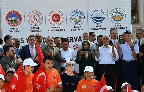Kayseri'de ERVA ailesi büyüyor! 73'üncü spor okulu hizmete açıldı