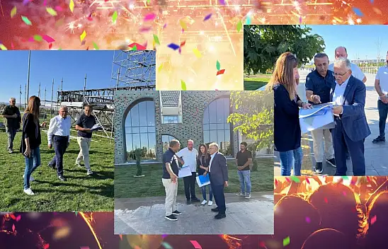 Kayseri'de festival için geri sayım: İşte hazırlıktan son kareler!