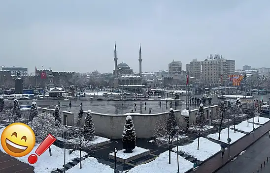 Kayseri'de güldüren önlem!