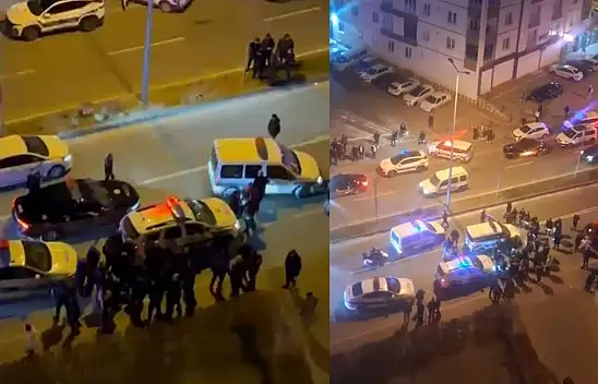 Kayseri'de hareketli dakikalar: Dur ihtarına uymayan araç polis memuruna çarptı!