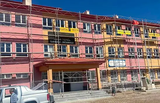 Kayseri'de hayırsever desteğiyle değişim! Okul yeni döneme hazır