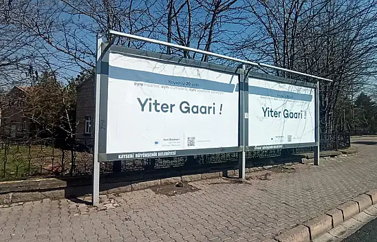 Kayseri'de isimsiz billboardların kime ait olduğu belli oldu!