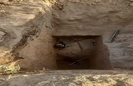 Kayseri'de kaçak kazıya suç üstü!