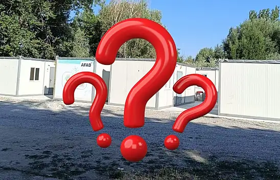 Kayseri'de konteyner kent bilmecesi – Akıllarda soru işareti!