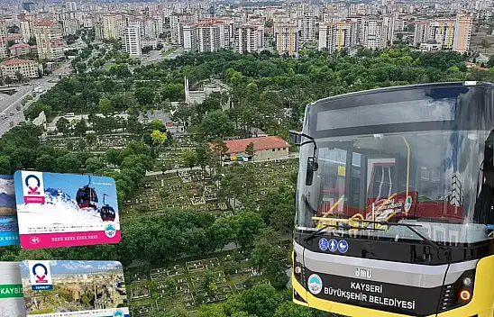 Kayseri'de mezarlıklar için ücretsiz seferler başlıyor: İşte güzergah ve saatleri!