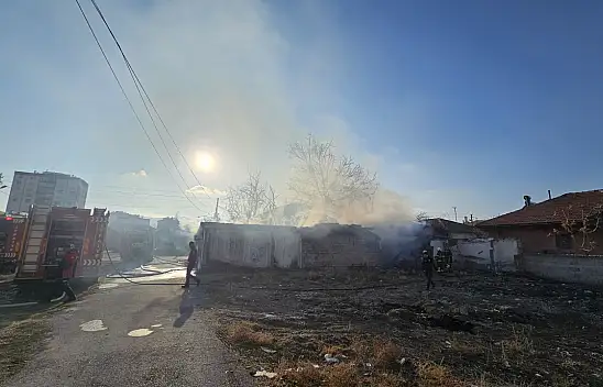 Kayseri'de müstakil evde yangın çıktı!