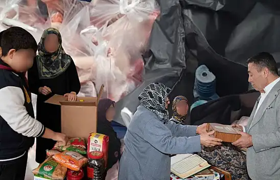Kayseri'de o ilçede 46 mahalle var - Bonkör başkan kilo kilo et dağıttı