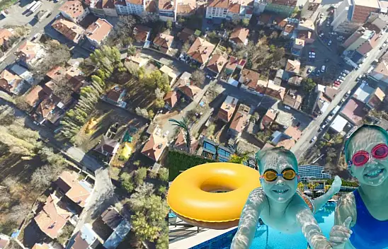 Kayseri'de öğrencilere havuz hediyesi: Doyasıya eğlendiler!