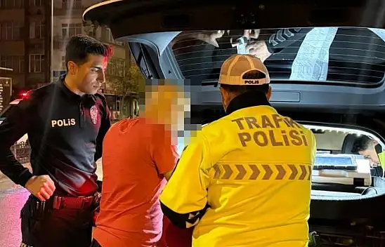 Kayseri'de otomobiliyle uyuyakaldı: Sürücüye ceza yağdı!