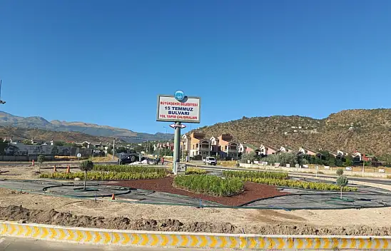 Kayseri'de peyzaj çalışmaları sürüyor!