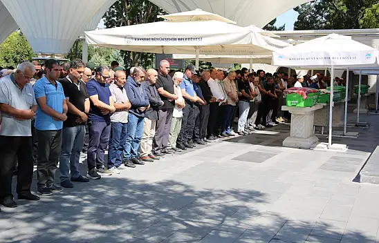 Kayseri'de polis memuru son yolculuğuna uğurlandı...
