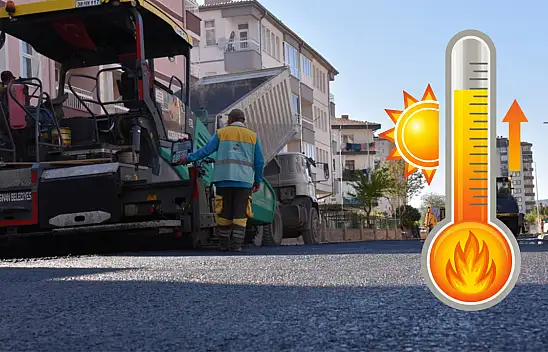 Kayseri'de sıcaklar çığır aştı: Asfaltta bakın ne pişirdiler?