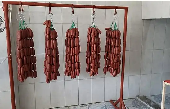 Kayseri'de sucuk tezgahı yenilendi