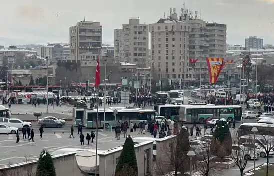 Kayseri'de tansiyon yükseliyor! TOMA olay yerine sevk edildi