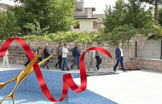 Kayseri'de tarihi havuz kullanıma açılıyor – Muhtar saatleri ve tarihi duyurdu!