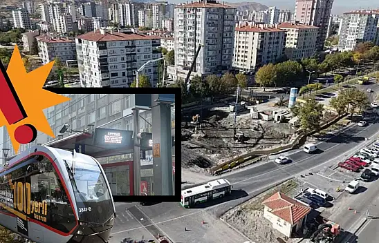 Kayseri'de tramvay kullanan vatandaşlar çileden çıktı – 'Ne zaman bitecek, yeter!'