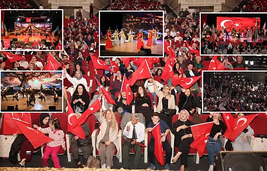 Kayseri'de unutulmaz gece! Türk dünyasının ezgileri salonu coşturdu