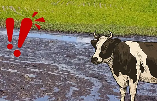 Kayseri'de yağış sonrası ahır havuzları taştı: Sızıntı pancar tarlalarına ulaştı - Gözler hasar tespitinde!