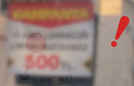 Kayseri'de yapılan kampanya dikkat çekti – 'Zaten bedava değil miydi?