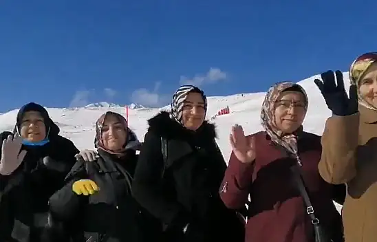 Kayseri'de yaşayıp ilk defa Erciyes'e adım attılar