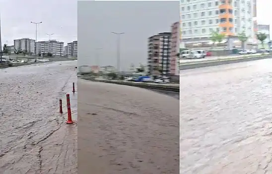 Kayseri'de yollar dere yatağına döndü!