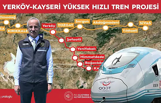 Kayseri'de yüksek hızlı tren sürprizi! Bakan Uraloğlu beklenen gelişmeyi açıkladı