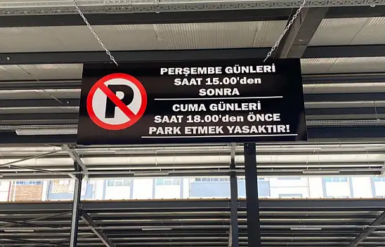 Kayseri'deki o ilçede perşembe ve cuma günleri park yasağı geldi!