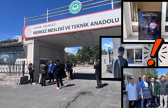 Kayseri'deki o okulda ''Kartal Gözü'' devrede!