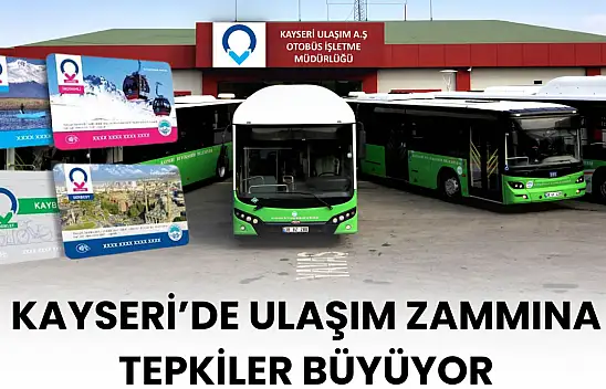 Kayseri'de ulaşım zammı ihtimaline vatandaşlardan tepki!