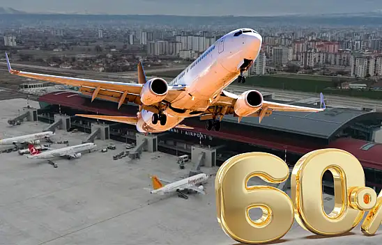 Kayseri'den uçacaklara müjde: Yüzde 60 indirimli bilet kampanyası başladı!