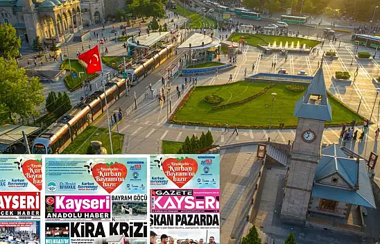 Kayseri Gazetelerinde Arife günü gündemi – Kurban Pazarı, Kira Krizi, Bülent Ecevit...