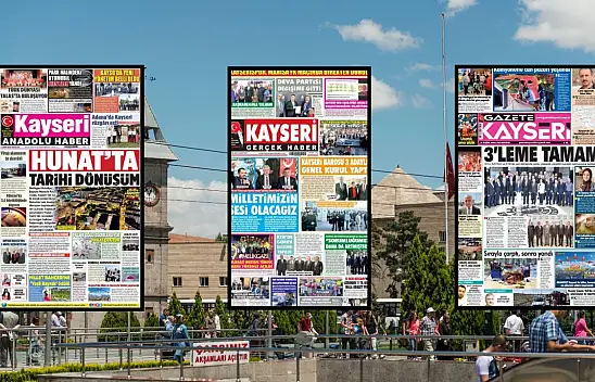 Kayseri gazetelerinden 12 Ekim sabahına çarpıcı manşetler!