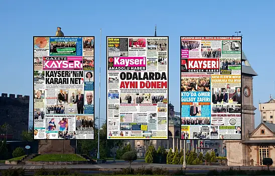 Kayseri gazetelerinin 5 Ekim manşeti ''oda seçimleri'' oldu!