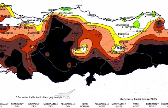Kayseri haritada beyaz kaldı! Çevre iller karardı