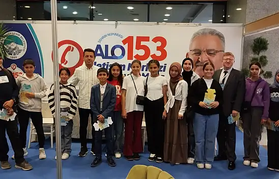 Kayseri Kitap Fuarı'nda Alo 153 ve Beyaz Masa'ya Yoğun İlgi!