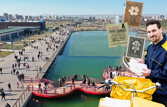 Kayseri Millet Bahçesi'nde PTT'den dikkat çeken etkinlik!