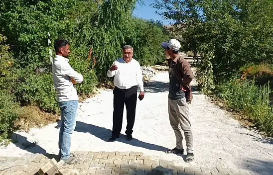 Kayseri'nin o ilçesinde yol yenileme çalışmaları hız kesmiyor