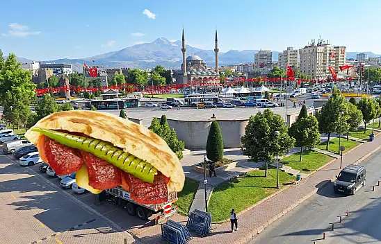 Kayseri'nin sadece bir ilçesinde var! Sucuk ekmeğe manzara da eklendi