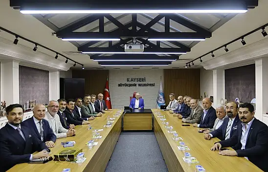 Kayseri'nin ticaret haritasını değiştirecek proje için kritik görüşme
