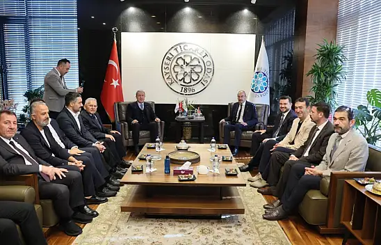 Kayseri protokolünden KTO Başkanı Gülsoy'a ziyaret!