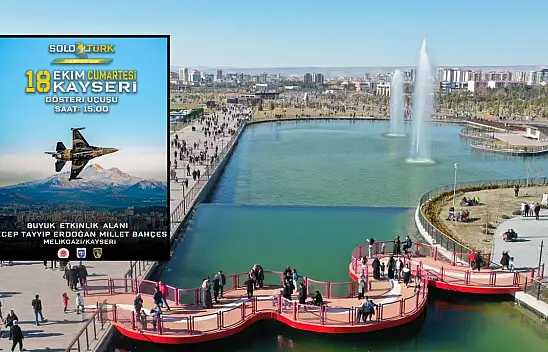 Kayseri semalarında şov başlıyor: İşte SOLOTÜRK gösteri programı!