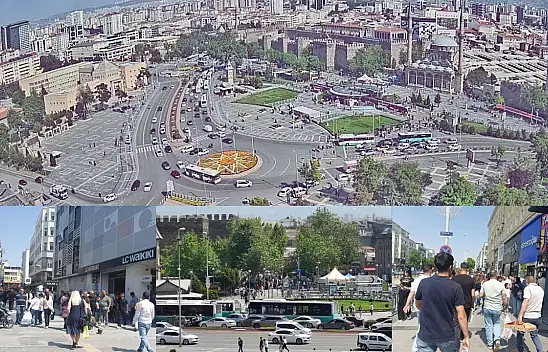 Kayseri tıklım tıklım… İşte bayram öncesi şehrin nabzını gösteren kareler!